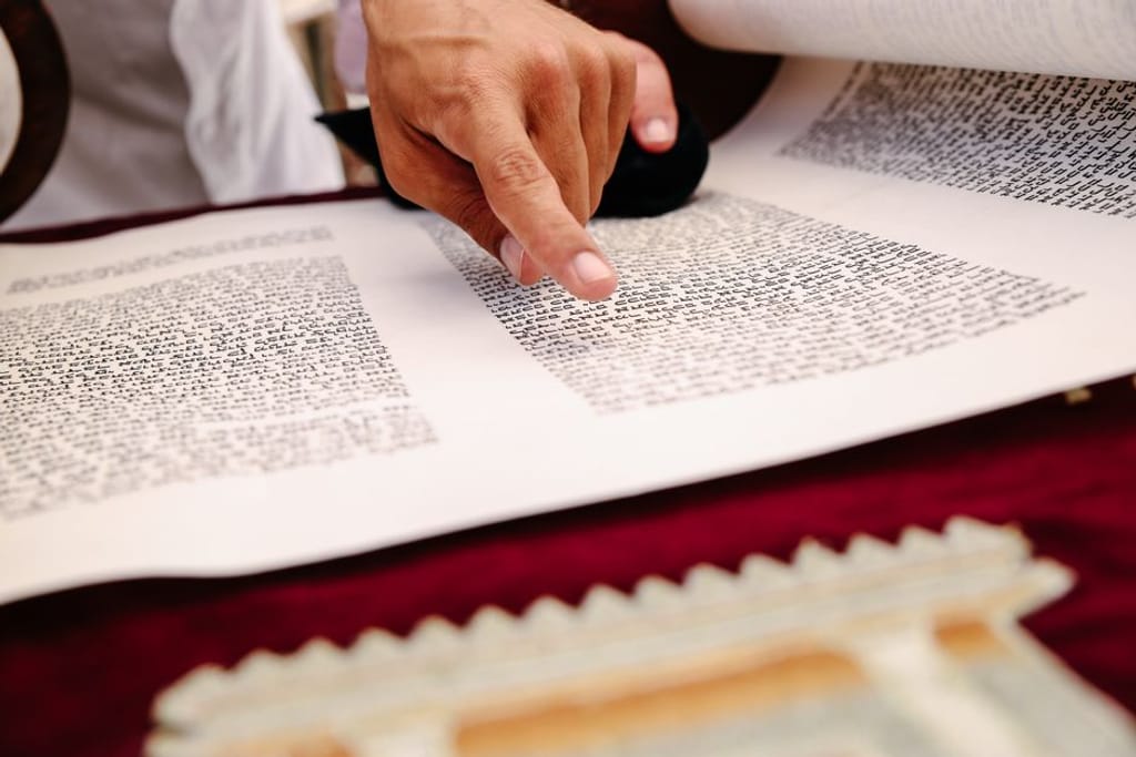 Torah scrolls